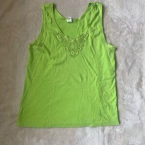 Green Lace Tank